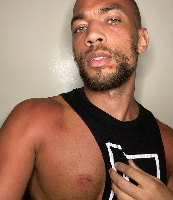 Kendrick Sampson, Protest